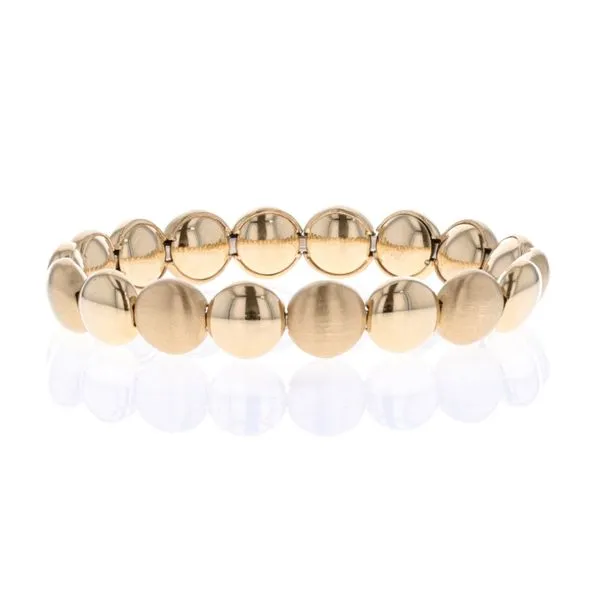 18KT Yellow Gold Stretch Bracelet Harmony Jewellers Grimsby, ON