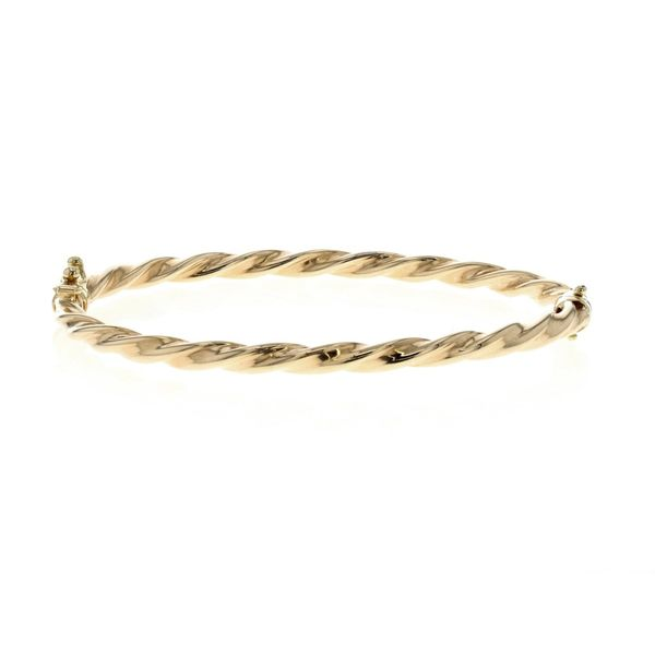 10KT Yellow Gold Twisted Bangle Harmony Jewellers Grimsby, ON
