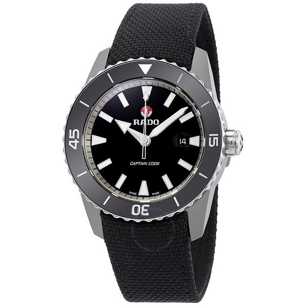 RADO  HyperChrome Captain Cook Automatic Black Dial Men's Watch Harmony Jewellers Grimsby, ON