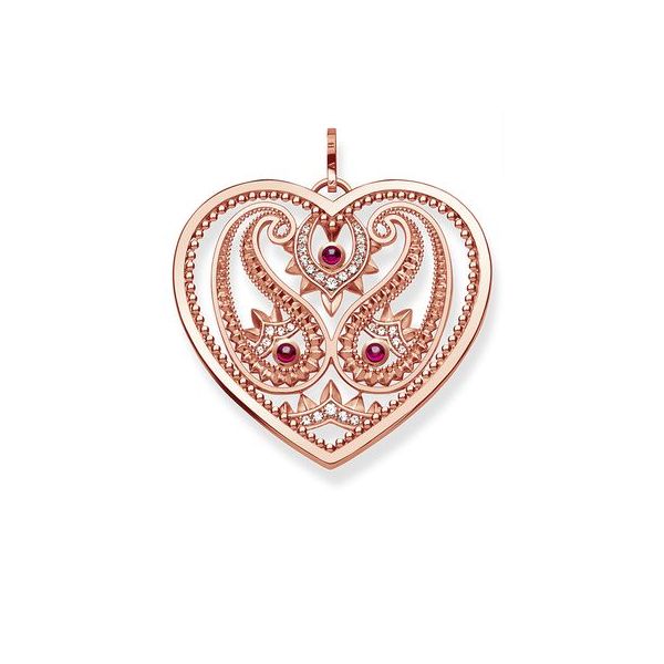 Sterling Silver Rose Gold Paisley Pendant FINAL SALE Harmony Jewellers Grimsby, ON