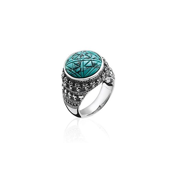 Blackened Sterling Silver Turquoise Ring FINAL SALE Harmony Jewellers Grimsby, ON
