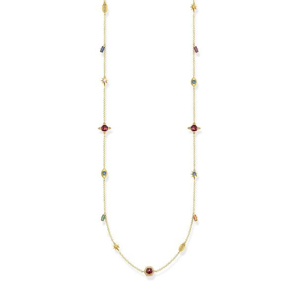 Necklace Colourful Stones, Gold Harmony Jewellers Grimsby, ON