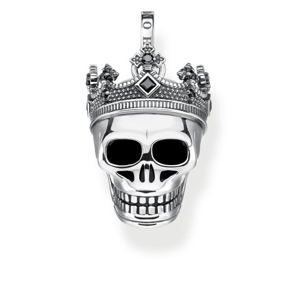 Sterling Silver Skull Crown Pendant Harmony Jewellers Grimsby, ON
