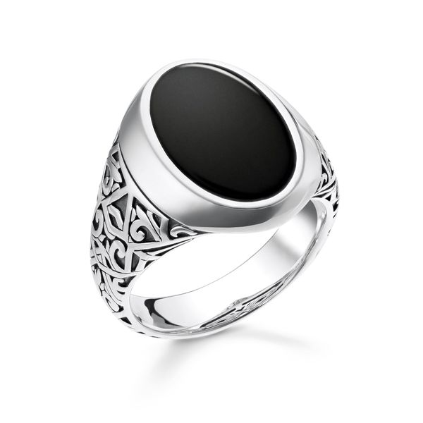 Sterling Silver Black Onyx Stone Ring Harmony Jewellers Grimsby, ON