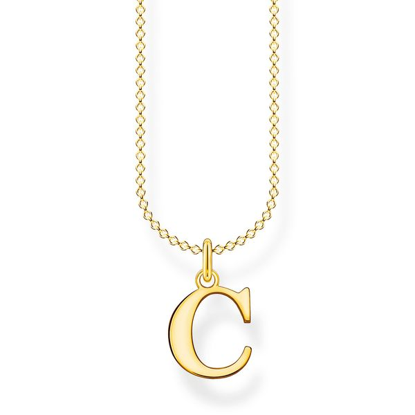Necklace Letter C Gold Harmony Jewellers Grimsby, ON