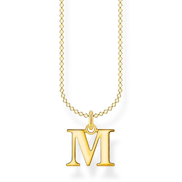 Necklace Letter M Gold Harmony Jewellers Grimsby, ON