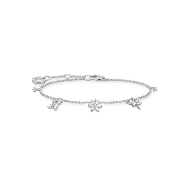 Bracelet Butterfly White Stones Harmony Jewellers Grimsby, ON