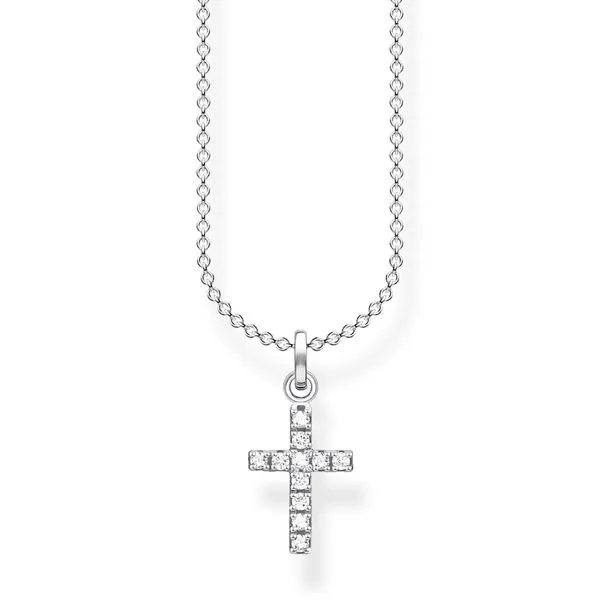 Necklace Cross Pave, Silver Harmony Jewellers Grimsby, ON