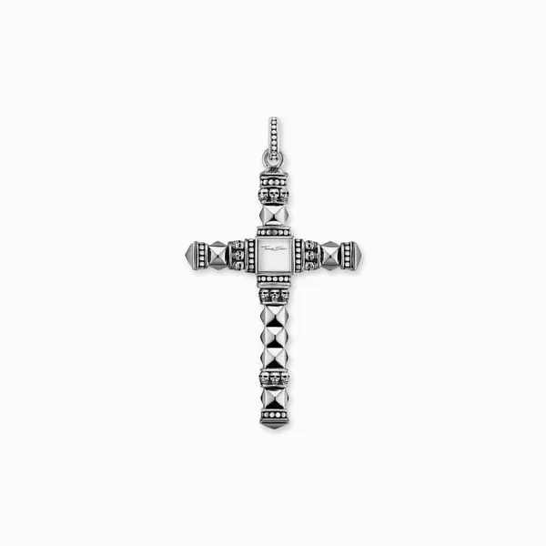 Pendant Black Ethno Cross Medium Image 2 Harmony Jewellers Grimsby, ON