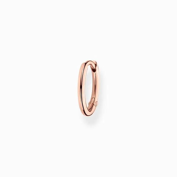 Single Hoop Earring Classic Rose Gold Harmony Jewellers Grimsby, ON