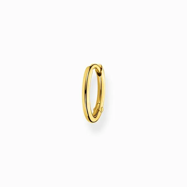 Single Hoop Earring Classic Gold Harmony Jewellers Grimsby, ON