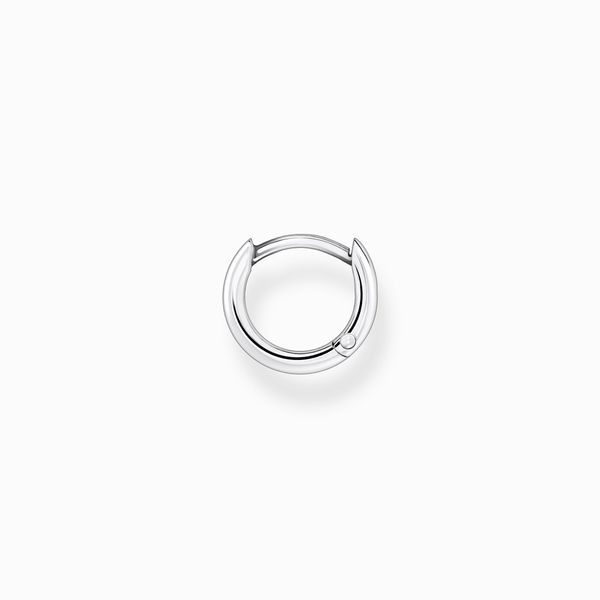 Single Hoop Earring Classic Silver Image 2 Harmony Jewellers Grimsby, ON