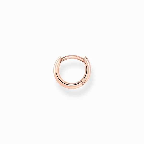 Single Hoop Earring Classic Rose Gold Image 2 Harmony Jewellers Grimsby, ON