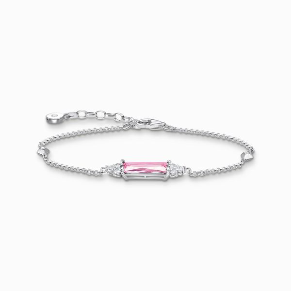 Thomas Sabo Sterling Silver Pink and White CZ Bracelet Harmony Jewellers Grimsby, ON