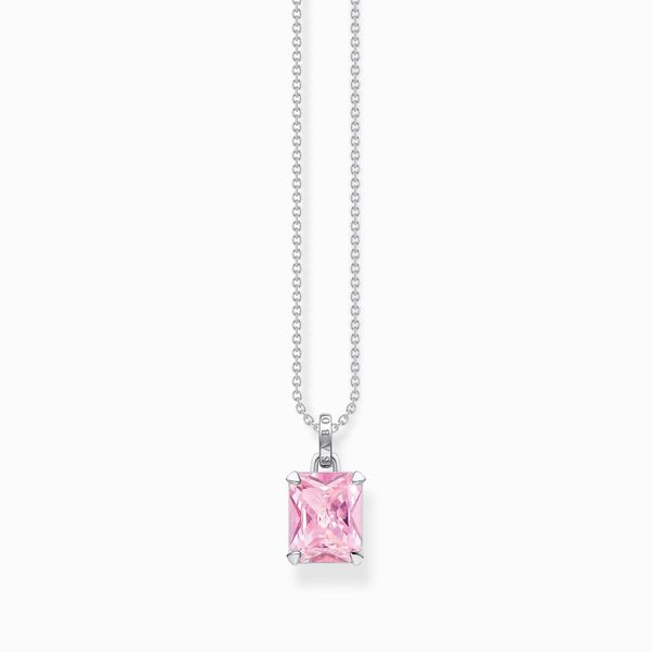 Thomas Sabo Sterling Silver Pink CZ Necklace Harmony Jewellers Grimsby, ON
