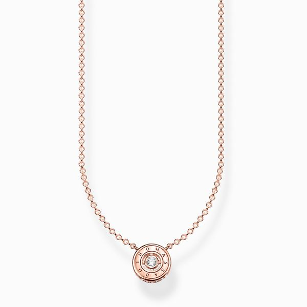 Thomas Sabo Sterling Silver Rose Gold Plated CZ Necklace Harmony Jewellers Grimsby, ON