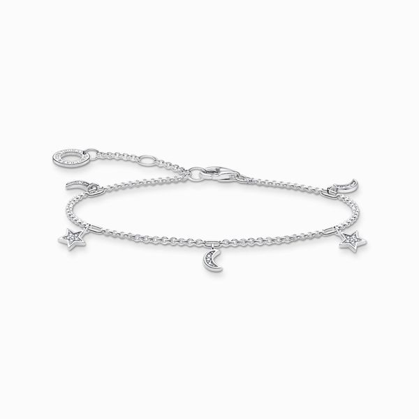 Thomas Sabo Sterling Silver Bracelet Star and Moon Harmony Jewellers Grimsby, ON