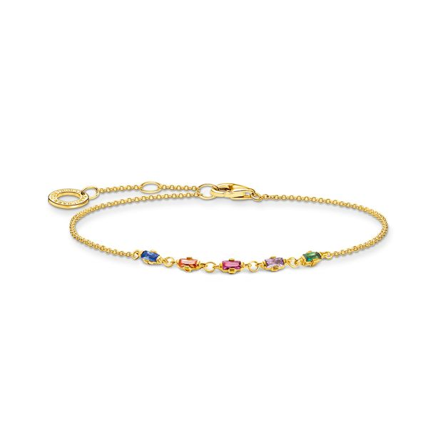 Thomas Sabo Bracelet Colourful Stones, Gold Harmony Jewellers Grimsby, ON