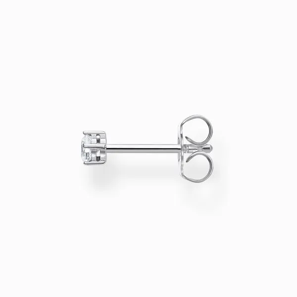 Thomas Sabo Sterling Silver CZ Single Ear Stud Image 2 Harmony Jewellers Grimsby, ON