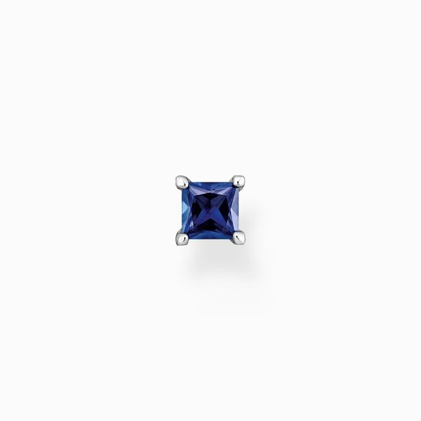 Thomas Sabo Single Ear Stud with Blue Stone - Silver Harmony Jewellers Grimsby, ON