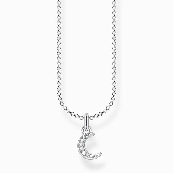 Thomas Sabo Sterling Silver CZ Moon Necklace Harmony Jewellers Grimsby, ON