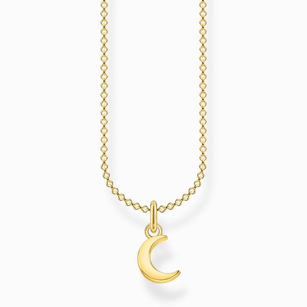 Thomas Sabo Sterling Silver Gold Plated Moon Necklace Harmony Jewellers Grimsby, ON