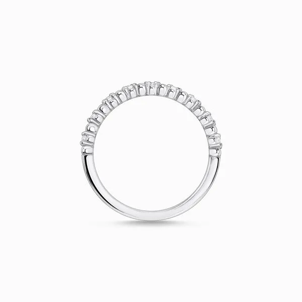 Thomas Sabo Sterling Silver CZ X Form Ring Image 2 Harmony Jewellers Grimsby, ON