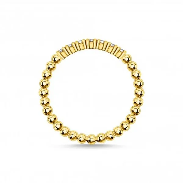 Thomas Sabo Sterling Silver Gold Plated CZ Dots Ring Image 2 Harmony Jewellers Grimsby, ON