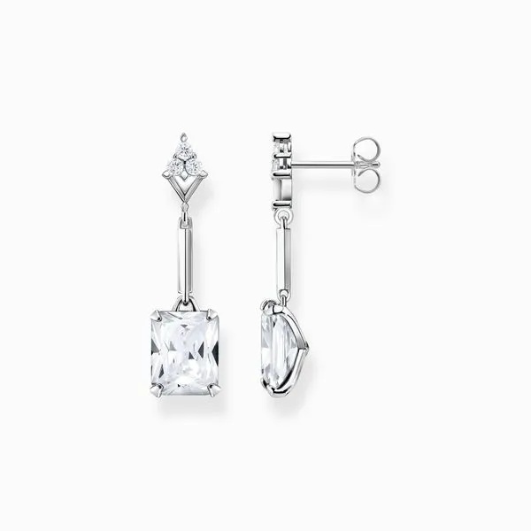 Thomas Sabo Sterling Silver CZ Drop Earrings Harmony Jewellers Grimsby, ON