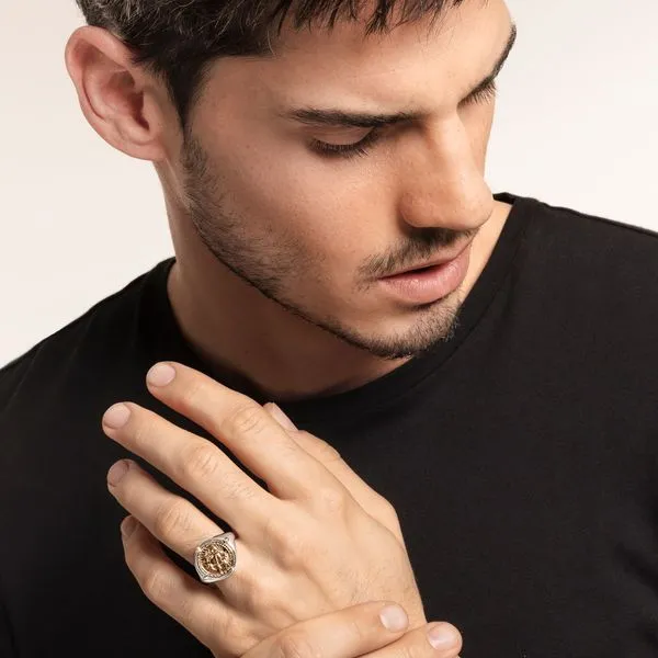 Thomas Sabo Sterling Silver and Gold Plated Faith, Love and Hope Ring Image 4 Harmony Jewellers Grimsby, ON
