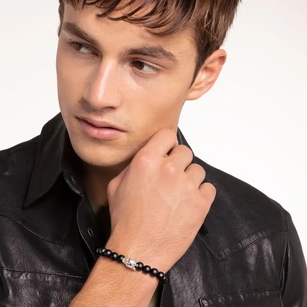 Thomas Sabo Sterling Silver Skull King Bracelet Image 2 Harmony Jewellers Grimsby, ON