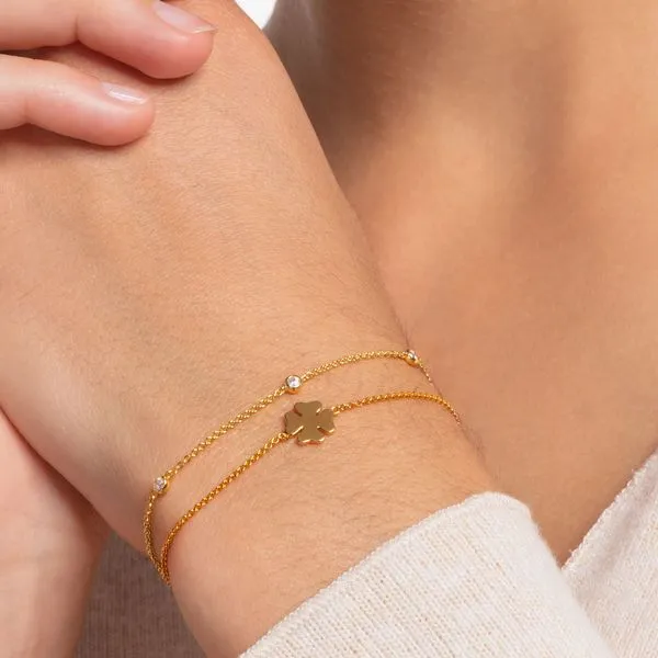 Thomas Sabo Sterling Silver Gold Plated CZ Bracelet Image 2 Harmony Jewellers Grimsby, ON