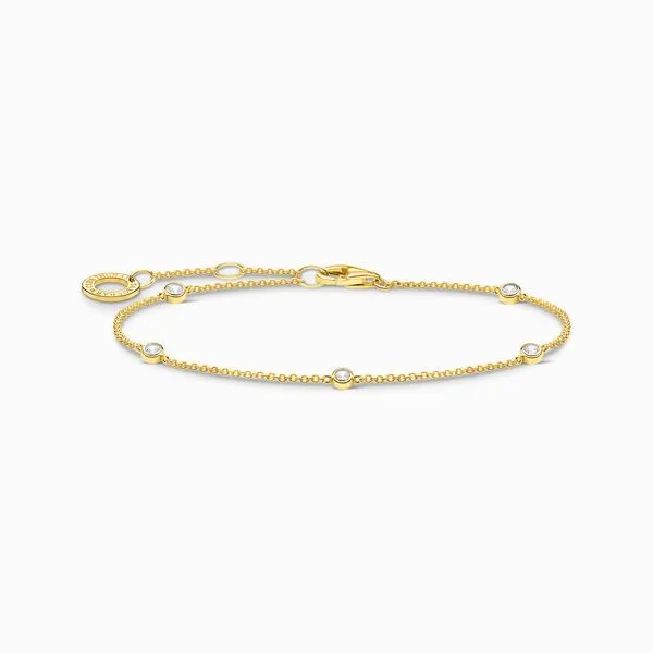 Thomas Sabo Sterling Silver Gold Plated CZ Bracelet Harmony Jewellers Grimsby, ON