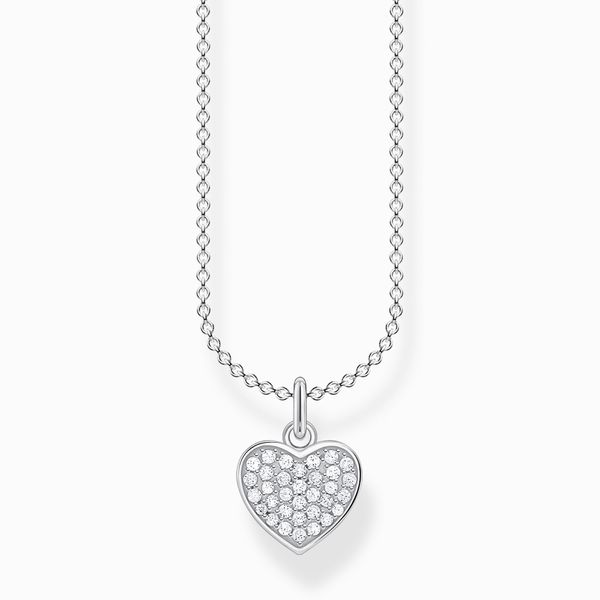 Thomas Sabo Sterling Silver Heart Pave Necklace Harmony Jewellers Grimsby, ON