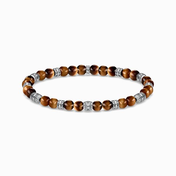 Thomas Sabo Sterling Silver Tiger's Eye Lucky Charm Bracelet Harmony Jewellers Grimsby, ON