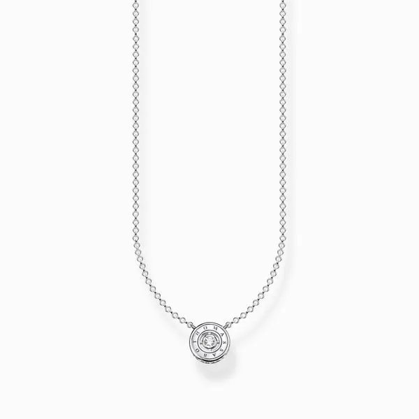 Thomas Sabo Sterling Silver CZ Circle Necklace Harmony Jewellers Grimsby, ON