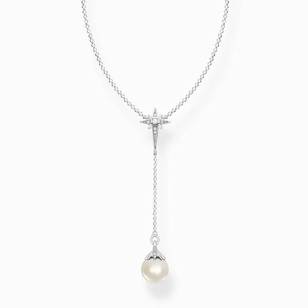 Thomas Sabo Sterling Silver Pearl Star Necklace Harmony Jewellers Grimsby, ON