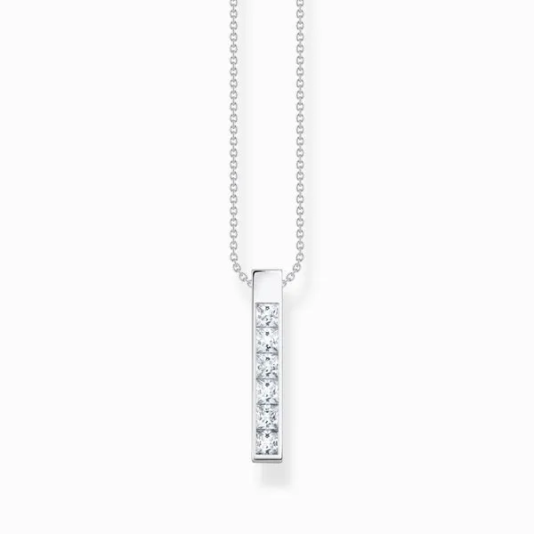 Thomas Sabo Sterling Silver CZ Bar Necklace Harmony Jewellers Grimsby, ON