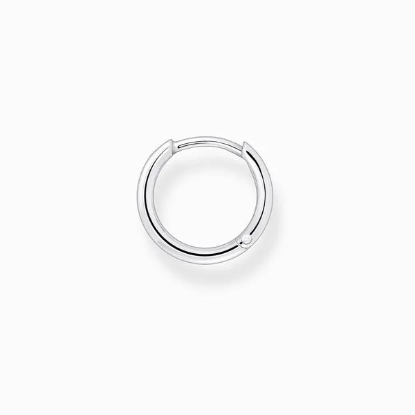 Thomas Sabo Sterling Silver Classic Single Hoop Earring Image 2 Harmony Jewellers Grimsby, ON