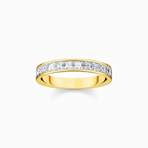 Thomas Sabo Sterling Silver Gold Plated CZ Ring Harmony Jewellers Grimsby, ON