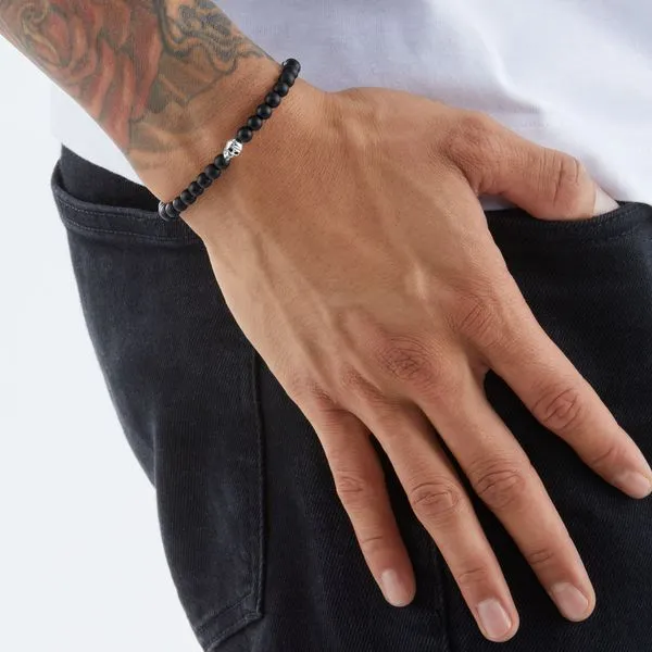 Thomas Sabo Sterling Silver Skull Bracelet Image 2 Harmony Jewellers Grimsby, ON