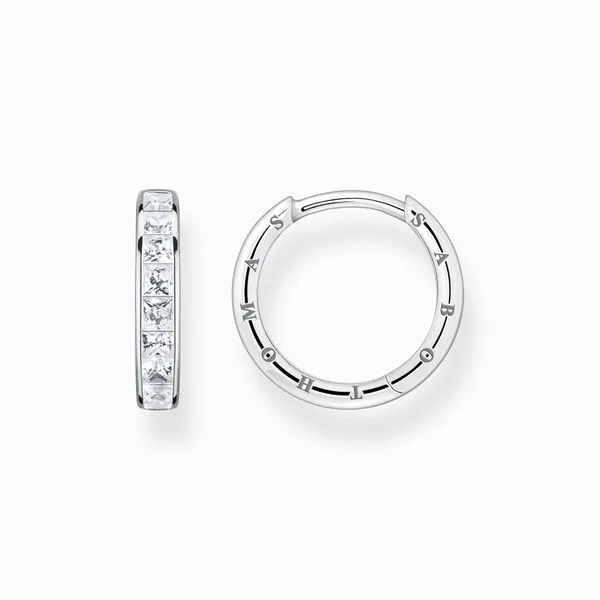 Thomas Sabo Sterling Silver CZ Hoop Earrings Harmony Jewellers Grimsby, ON