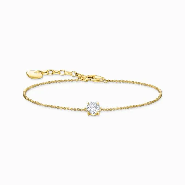 Thomas Sabo Sterling Silver Gold-plated CZ Bracelet Harmony Jewellers Grimsby, ON