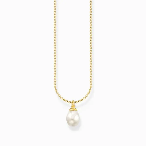Thomas Sabo Sterling Silver Gold Plated Pearl Necklace Harmony Jewellers Grimsby, ON