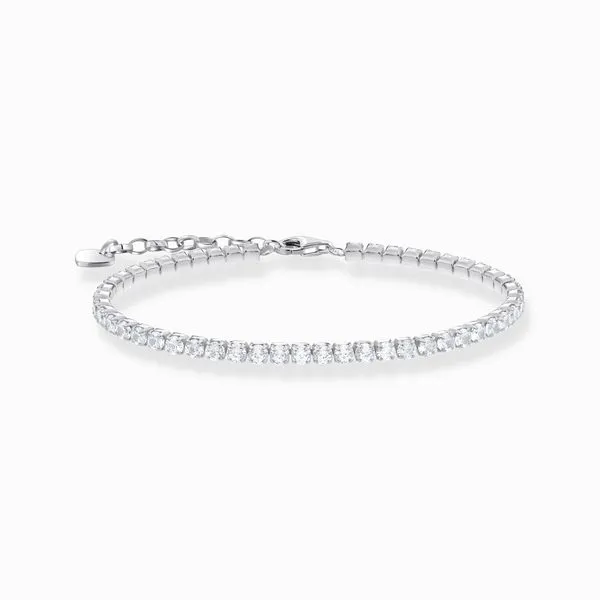 Thomas Sabo Silver Tennis Bracelet With White Zirconia Harmony Jewellers Grimsby, ON