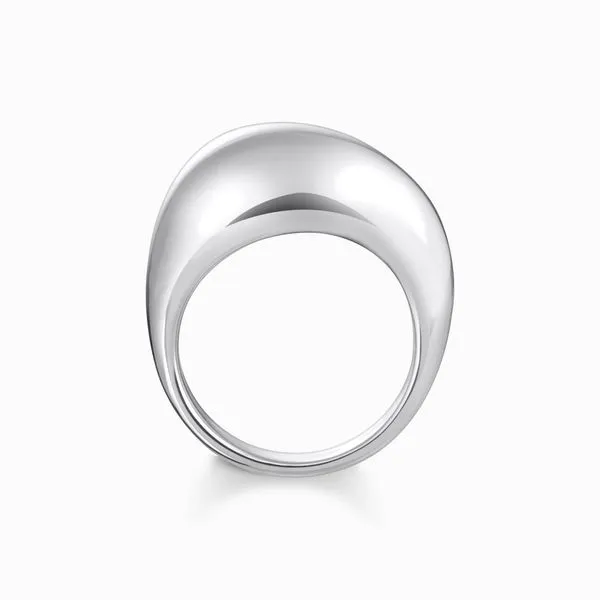 Thomas Sabo Sterling Silver Ring In Organic Drop-Shape Image 2 Harmony Jewellers Grimsby, ON