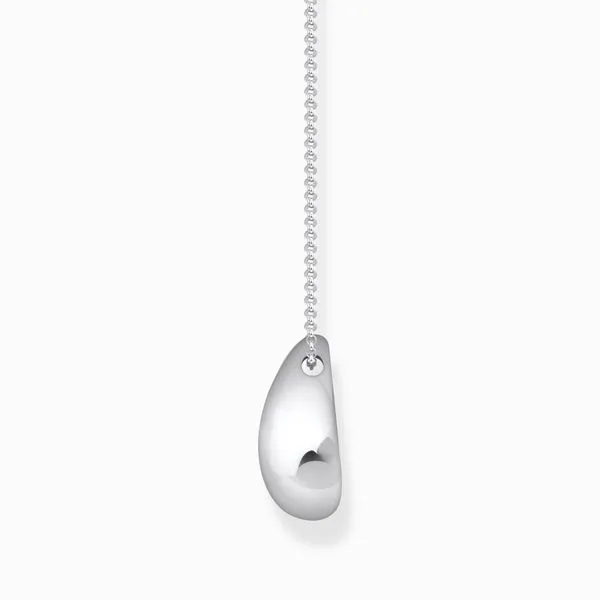 Thomas Sabo 45 - 50cm Sterling Silver Necklace With Pendant In Organic Drop-Shape Image 2 Harmony Jewellers Grimsby, ON