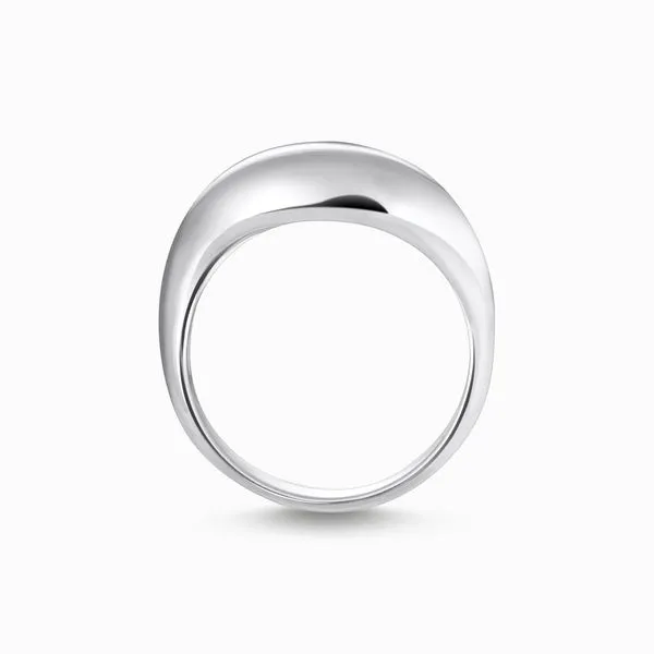 Thomas Sabo Sterling Silver Ring In Organic Shape Image 2 Harmony Jewellers Grimsby, ON