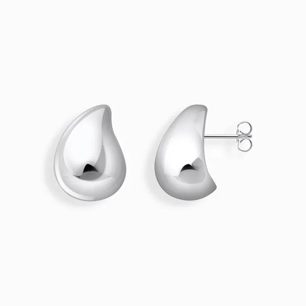 Thomas Sabo Silver Earrings In Organic Drop-Shape Harmony Jewellers Grimsby, ON