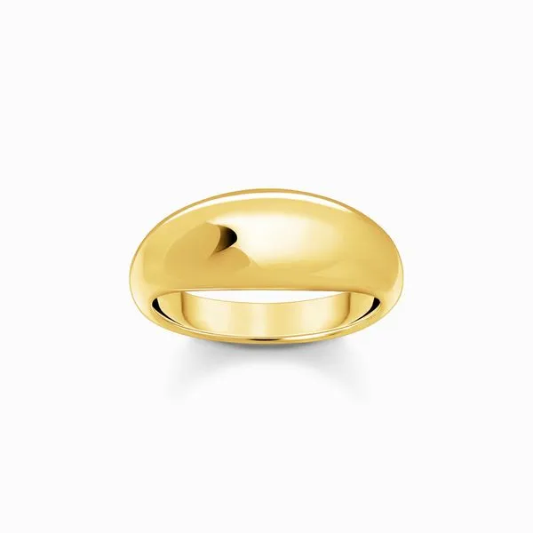 Thomas Sabo Gold-Plated Ring In Timeless Design Harmony Jewellers Grimsby, ON